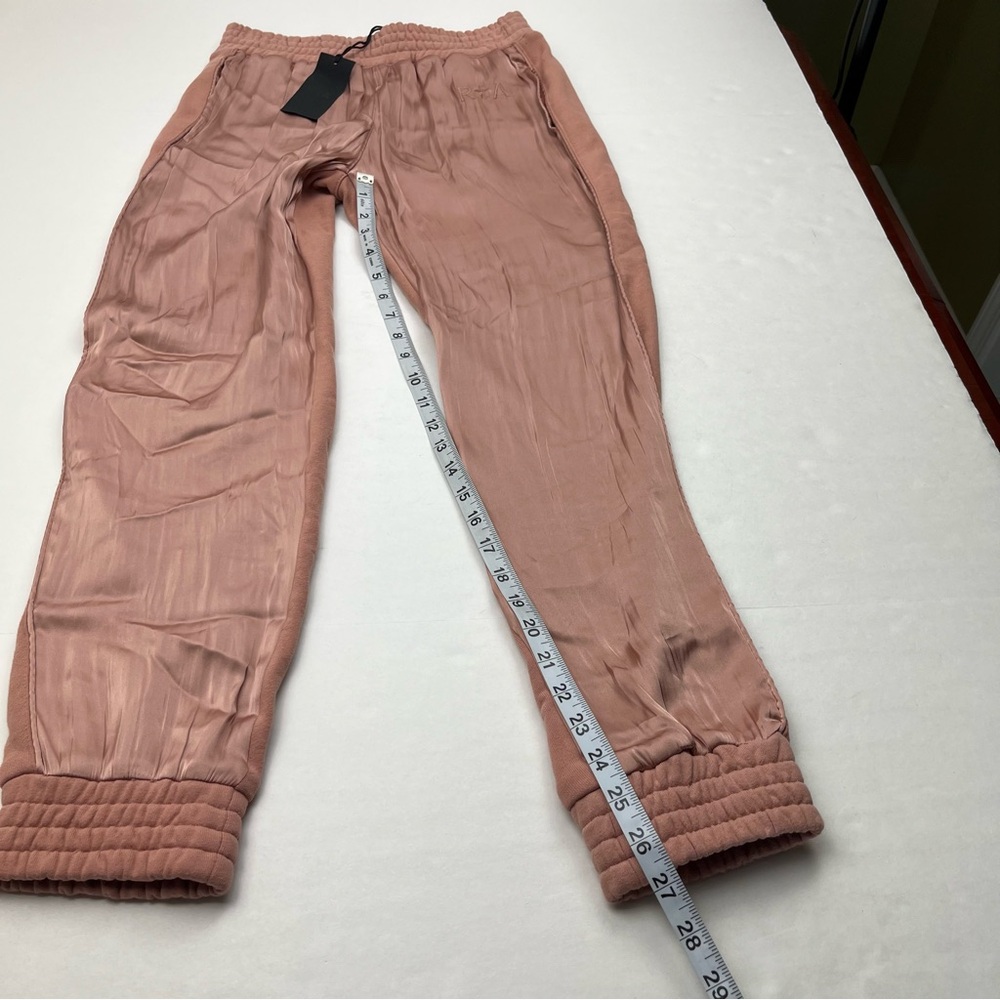 RtA Sydney Jogger Pant Dusty Rose Womens Size Small Pull-On Pockets Stretch NEW - Picture 8 of 14